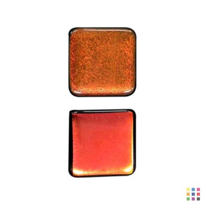 Calcomanía Dicro Slide turquesa intenso/cobre 10x10cm Calcomanía Dicro Slide turquesa intenso/cobre 10x10cm