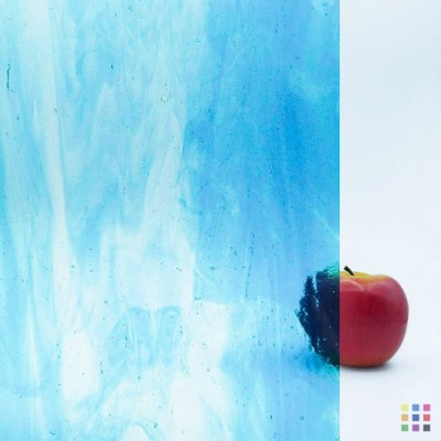 W96 Transparent 96-22 streaky sky blue 82x107cm W96 Transparent 96-22 streaky sky blue 82x107cm