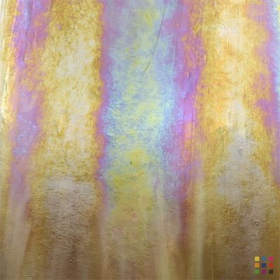 W Wisspy WO-58 IRID iridescent medium amber 27x27cm W Wisspy WO-58 IRID iridescent medium amber 27x27cm