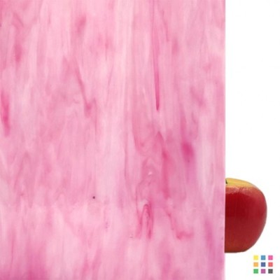 H Opalescente 130 rosa 27x30cm H Opalescente 130 rosa 27x30cm