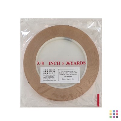 Cinta de cobre adhesivo CGI negro 9,52mm (3/8") Cinta de cobre adhesivo CGI negro 9,52mm (3/8")