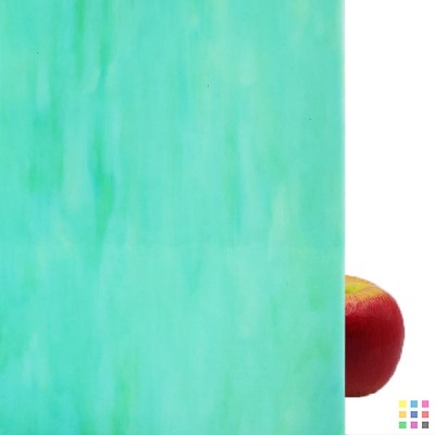 H Opalescente 035 azul cielo y verde lima 82x122cm H Opalescente 035 azul cielo y verde lima 82x122cm