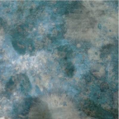 Miroir décoratif "Polychrome bleu" 3mm 30x31cm Miroir décoratif "Polychrome bleu" 3mm 30x31cm
