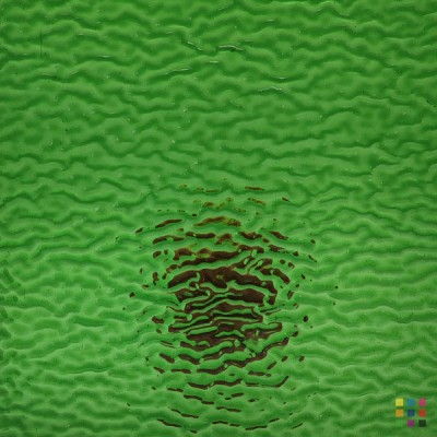 W Ripple 319 verde amarillento oscuro 27x27cm W Ripple 319 verde amarillento oscuro 27x27cm