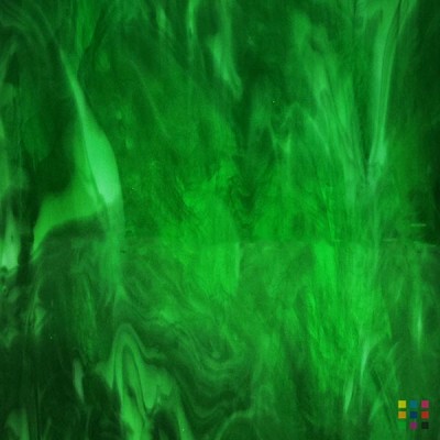 H Opalescent 3276 vert foncé 27x30cm H Opalescent 3276 vert foncé 27x30cm