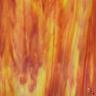 W Opalescent 27-D orange 27x27cm W Opalescent 27-D orange 27x27cm